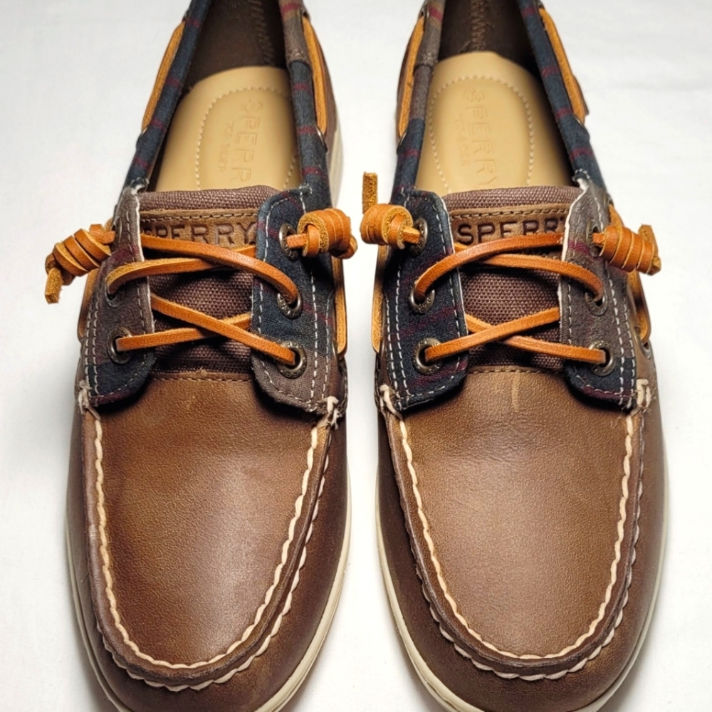 Sperry Womens Songfish Brown/Plaid
